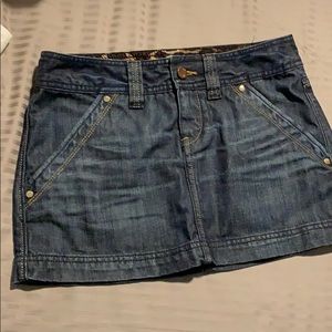 Express denim skirt